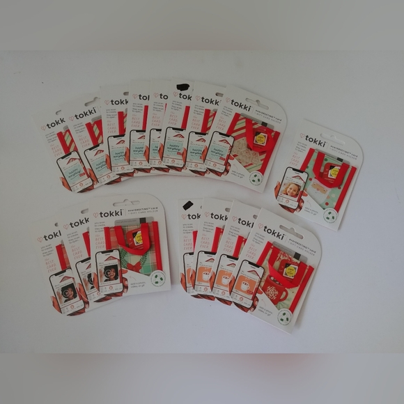Tokki Other - Tokki Reusable Gift Card Holder Mini Bag + Digital EverGREETING Card -Recycled